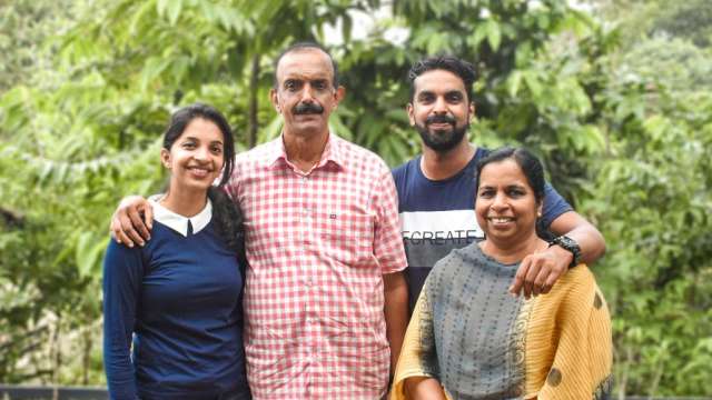 Mr Cherian Mathew's  family