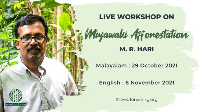 Miyawaki Afforestation Live Workshop details