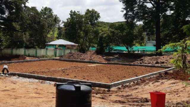 Land preparation phase at Thrissur