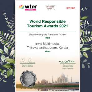 WTM Silver Award certificate in the category Decarbonising Travel and Tourism