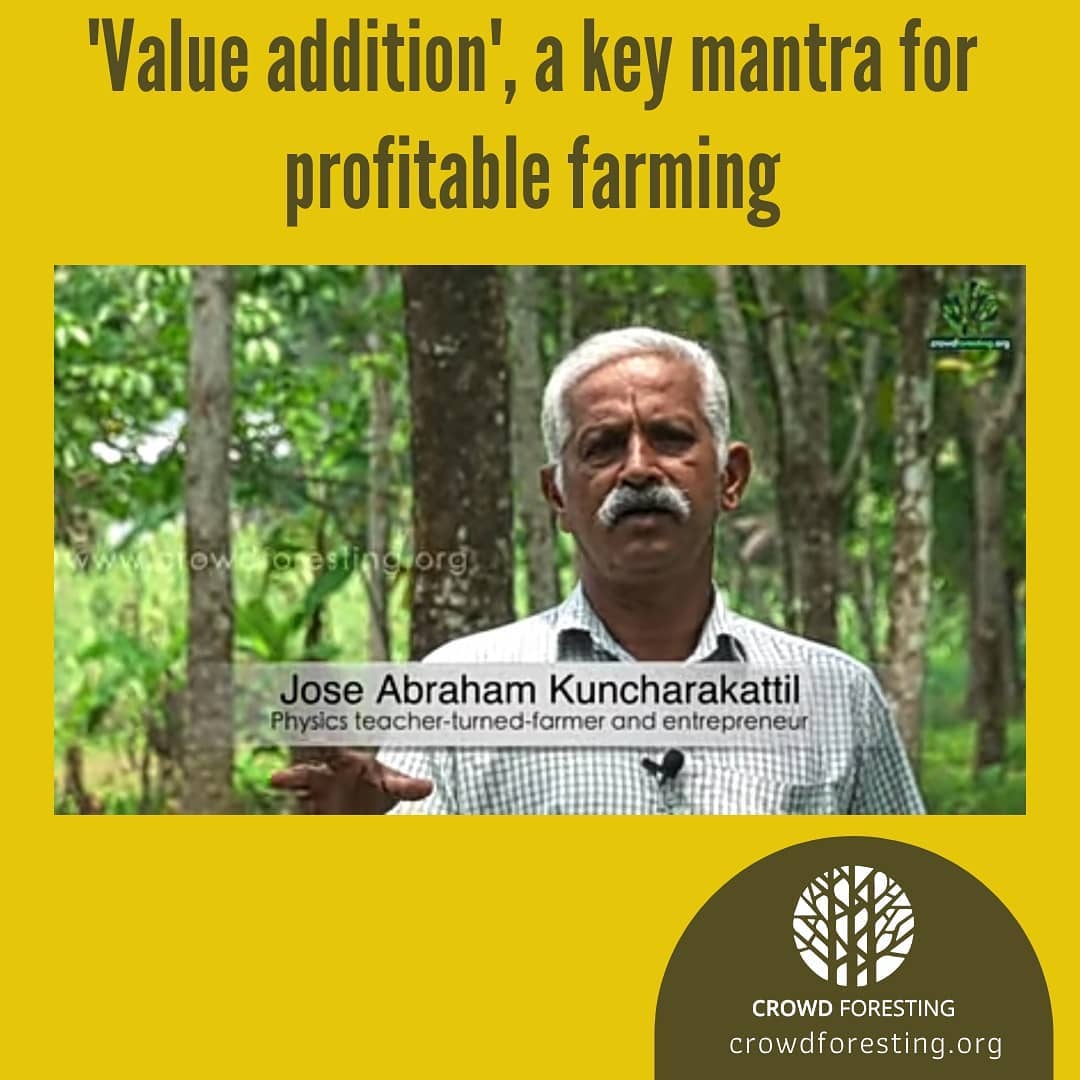 Jose Abraham talks about his model for Value-Added Agri Products