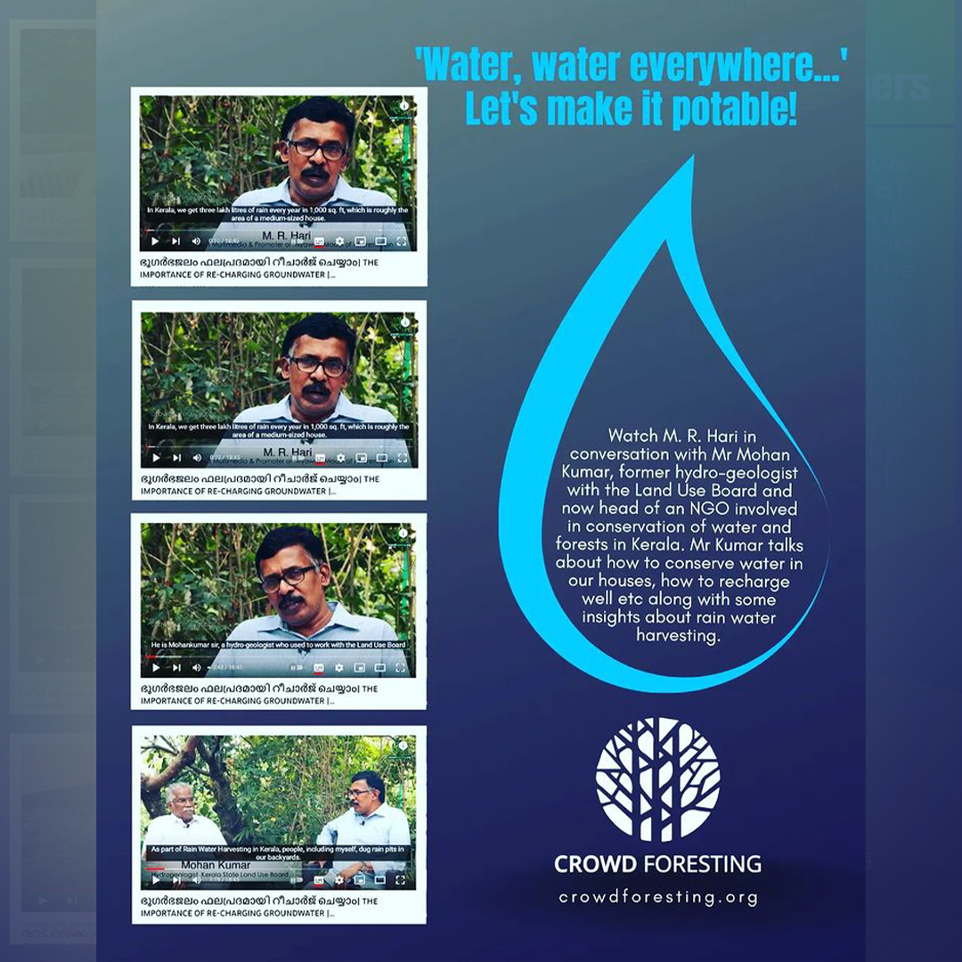 Ground water recharging